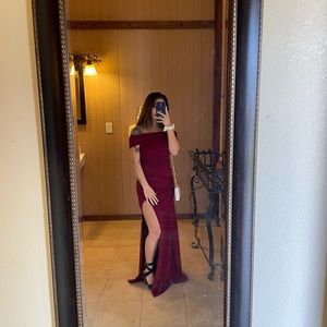Layci formal high slit dress